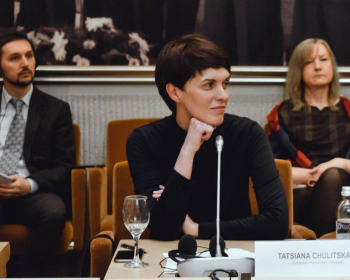 Д-р Таццяна Чуліцкая прыняла ўдзел у канферэнцыі, прысвечанай 100-годдзю БНР у Сейме Літвы