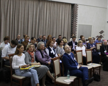 Выкладчыкі Дэпартамента гуманітарных навук і мастацтваў праф. Г. Баранец і С. Харэўскі прынялі ўдзел у навукова-практычнай канферэнцыі ў Мінску